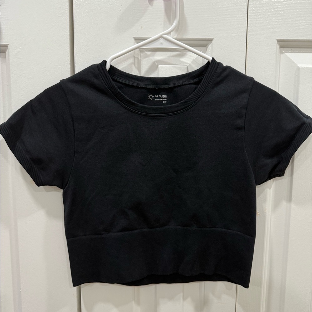 Black Crop Top